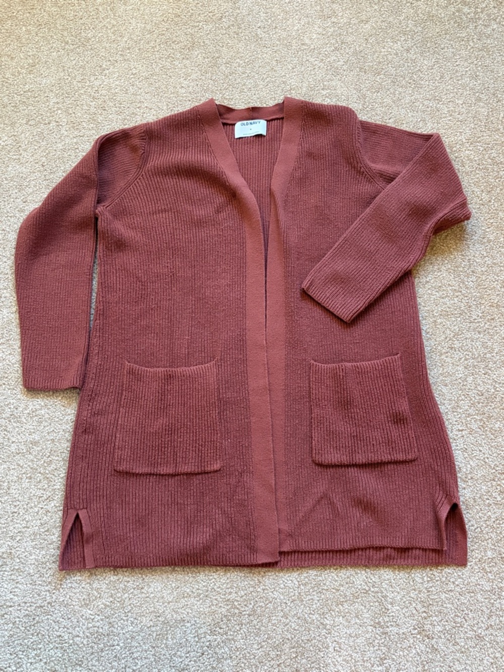 Burnt Orange Cardigan